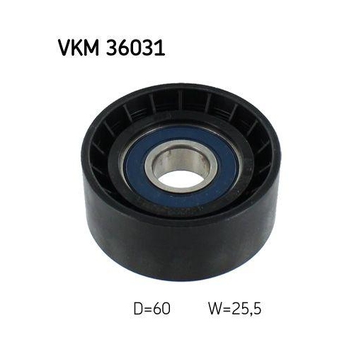 SKF Umlenk-/F&uuml;hrungsrolle, Keilrippenriemen