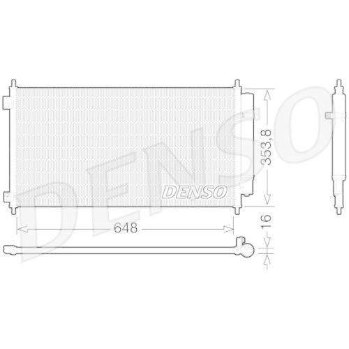 DENSO Kondensator, Klimaanlage
