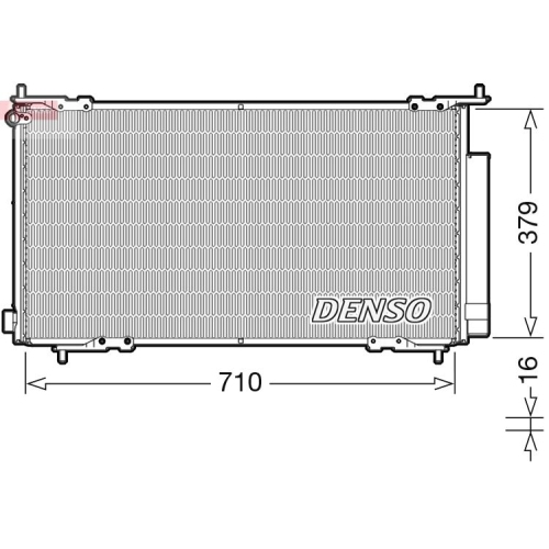 DENSO Kondensator, Klimaanlage