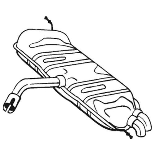 BOSAL Endschalldämpfer