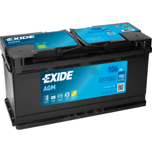 EXIDE Starterbatterie AGM