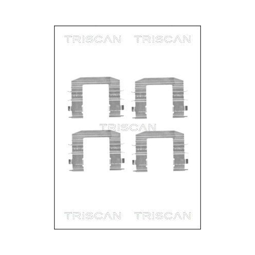 TRISCAN Zubehörsatz, Scheibenbremsbelag