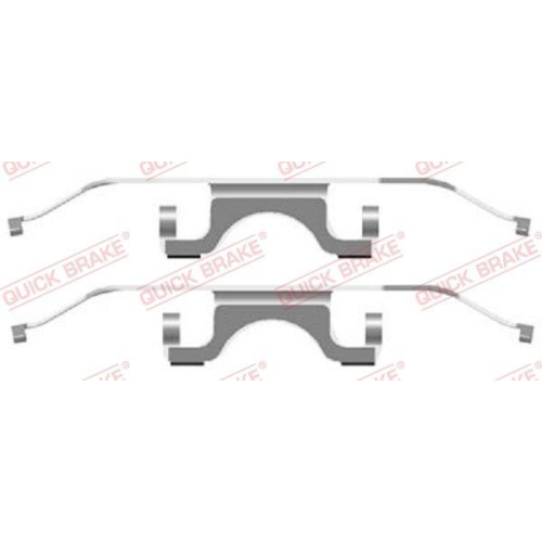 QUICK BRAKE Zubeh&ouml;rsatz, Scheibenbremsbelag