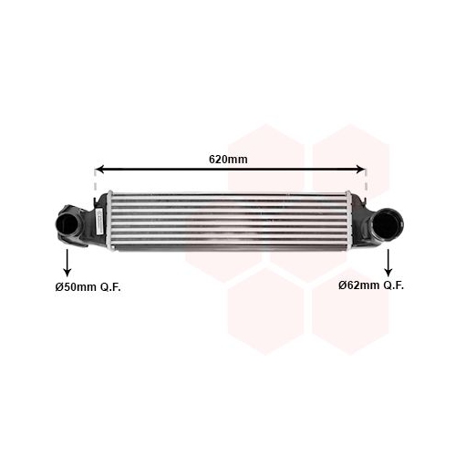 VAN WEZEL Ladeluftkühler