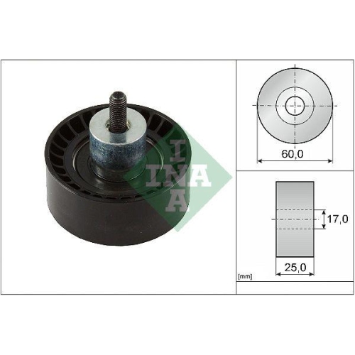 Schaeffler INA Umlenk-/Führungsrolle, Zahnriemen