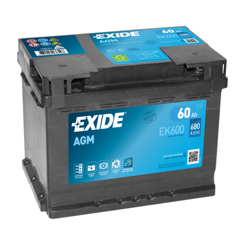 EXIDE Starterbatterie AGM