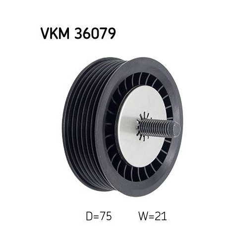 SKF Umlenk-/Führungsrolle, Keilrippenriemen