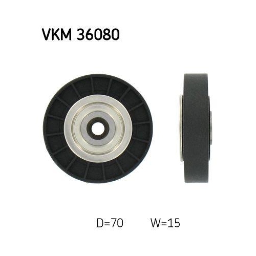 SKF Umlenk-/F&uuml;hrungsrolle, Keilrippenriemen