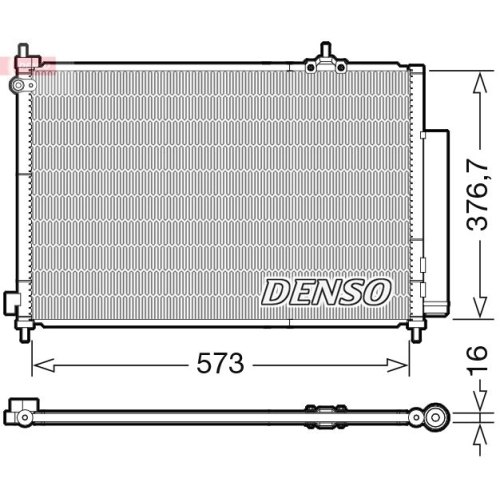 DENSO Kondensator, Klimaanlage