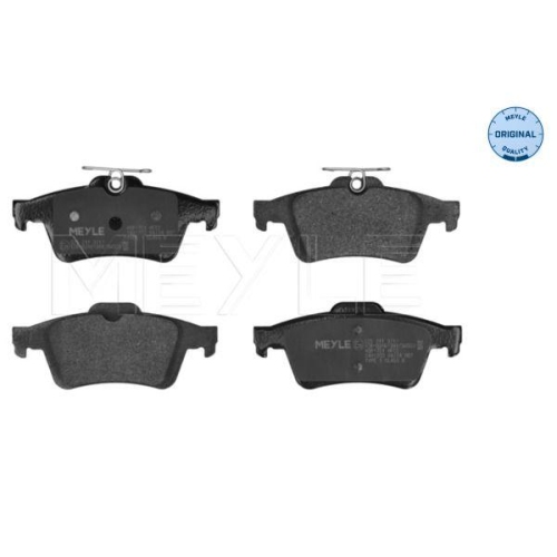 MEYLE Bremsbelagsatz, Scheibenbremse MEYLE-ORIGINAL: True to OE.