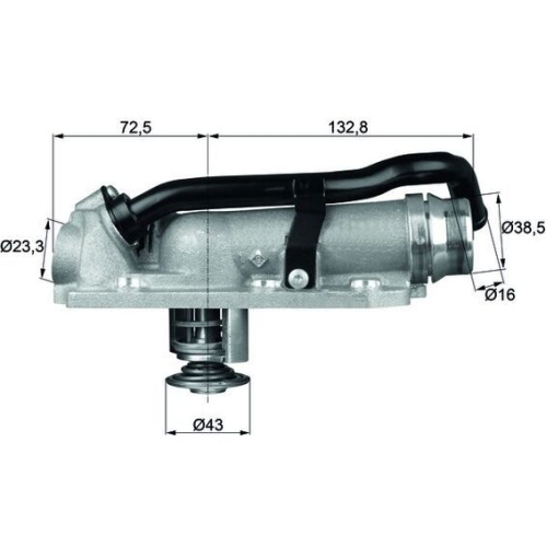 MAHLE Thermostat, Kühlmittel BEHR