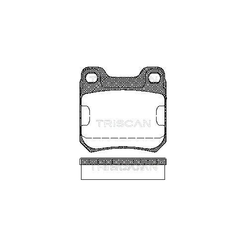 TRISCAN Bremsbelagsatz, Scheibenbremse