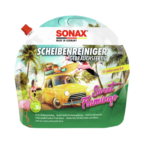 SONAX Reiniger, Scheibenreinigungsanlage ScheibenReiniger gebrauchsfertig Sweet Flamingo