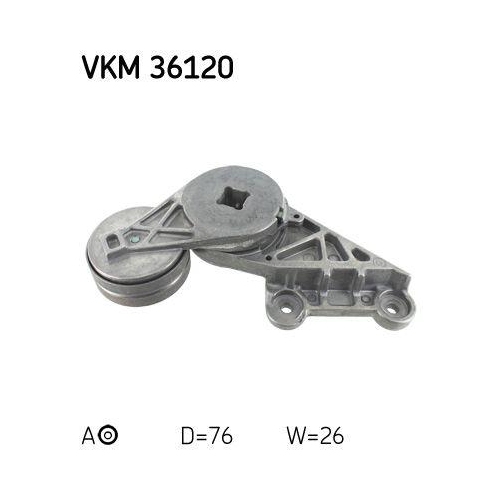 SKF Riemenspanner, Keilrippenriemen