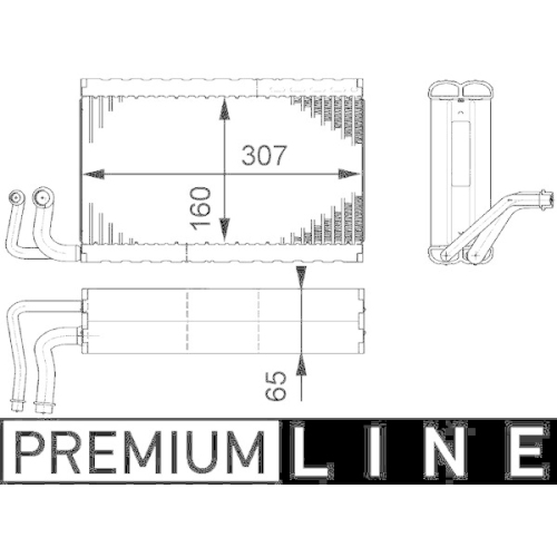 MAHLE Verdampfer, Klimaanlage BEHR *** PREMIUM LINE ***