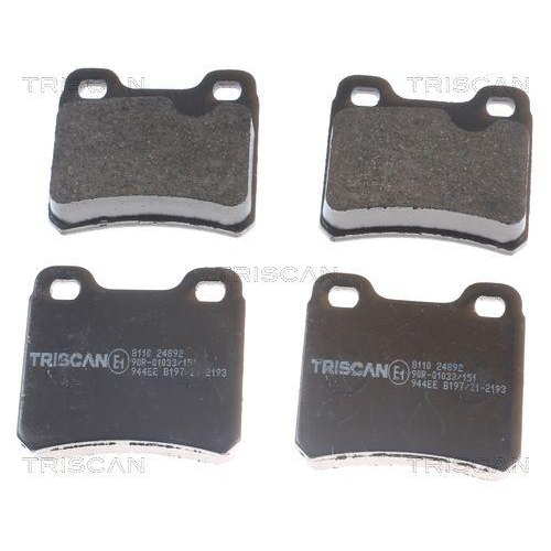 TRISCAN Bremsbelagsatz, Scheibenbremse