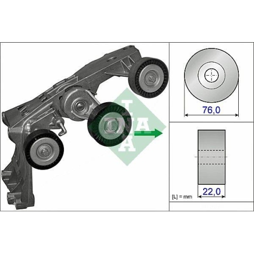 Schaeffler INA Riemenspanner, Keilrippenriemen