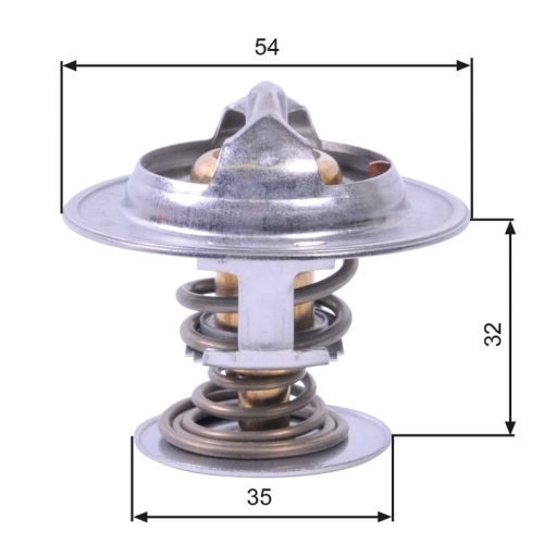 GATES Thermostat, Kühlmittel