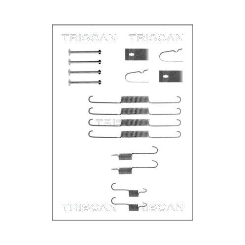 TRISCAN Zubehörsatz, Bremsbacken