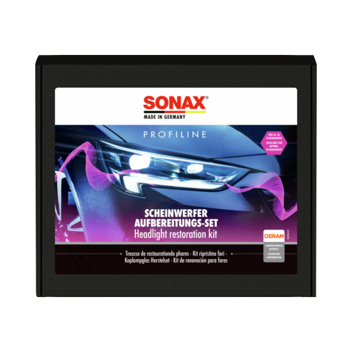 SONAX Aufbereitungs-Set, Scheinwerfer PROFILINE ScheinwerferAufbereitungsSet