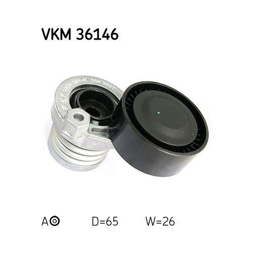 SKF Riemenspanner, Keilrippenriemen