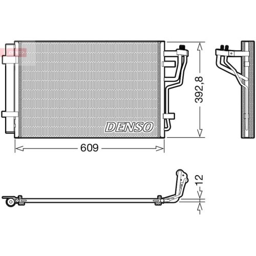 DENSO Kondensator, Klimaanlage