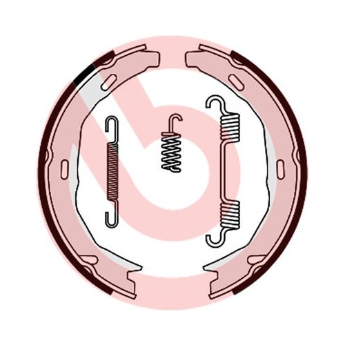 BREMBO Bremsbackensatz, Feststellbremse ESSENTIAL LINE