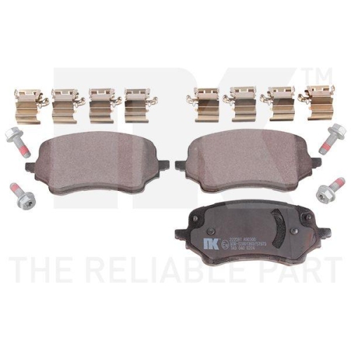 NK Bremsbelagsatz, Scheibenbremse