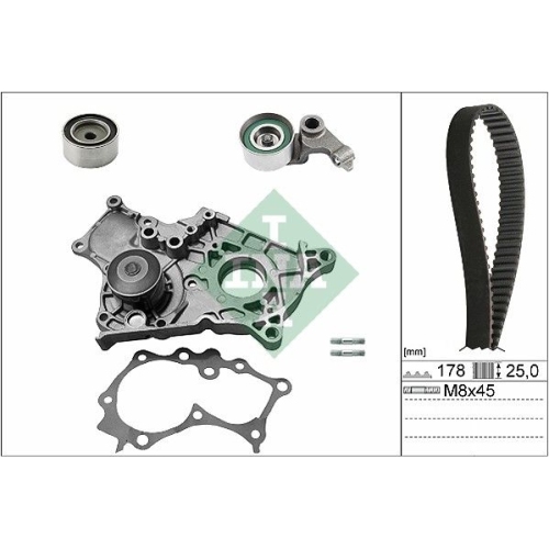 Schaeffler INA Wasserpumpe + Zahnriemensatz