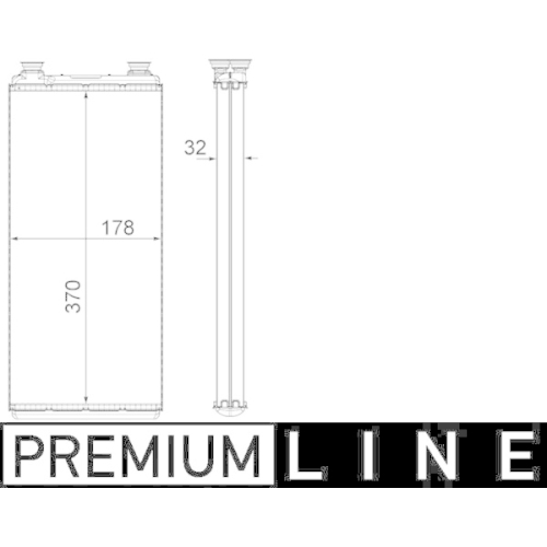 MAHLE Wärmetauscher, Innenraumheizung BEHR *** PREMIUM LINE ***