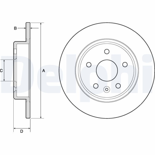 DELPHI Bremsscheibe