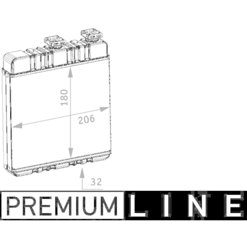 MAHLE Wärmetauscher, Innenraumheizung BEHR *** PREMIUM LINE ***