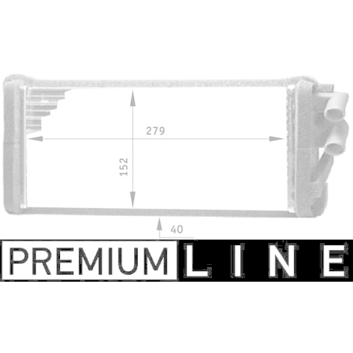 MAHLE Wärmetauscher, Innenraumheizung BEHR *** PREMIUM LINE ***