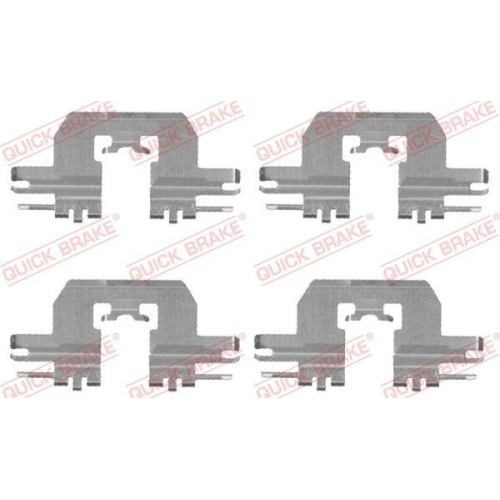 QUICK BRAKE Zubeh&ouml;rsatz, Scheibenbremsbelag