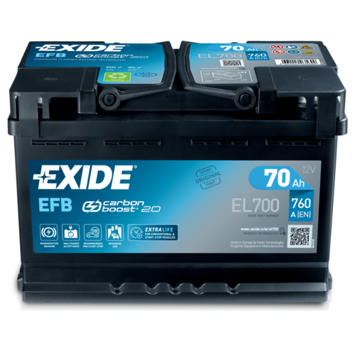 EXIDE Starterbatterie EFB