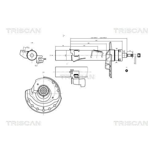 TRISCAN Stoßdämpfer