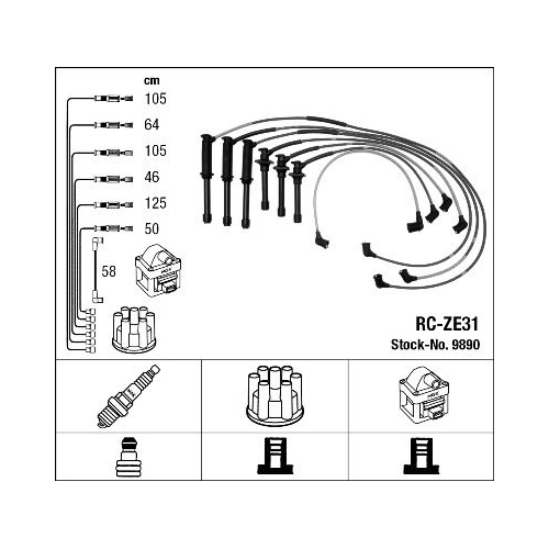 NGK Zündleitungssatz