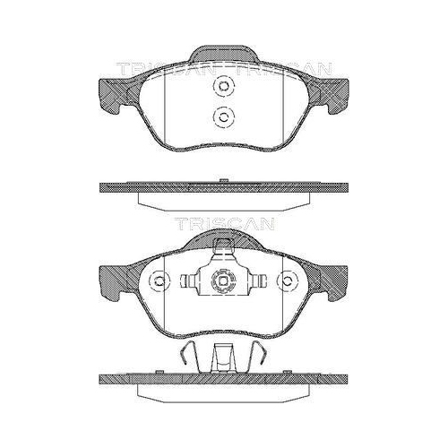 TRISCAN Bremsbelagsatz, Scheibenbremse