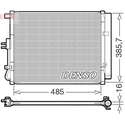 DENSO Kondensator, Klimaanlage