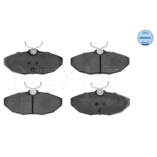 MEYLE Bremsbelagsatz, Scheibenbremse MEYLE-ORIGINAL: True to OE.