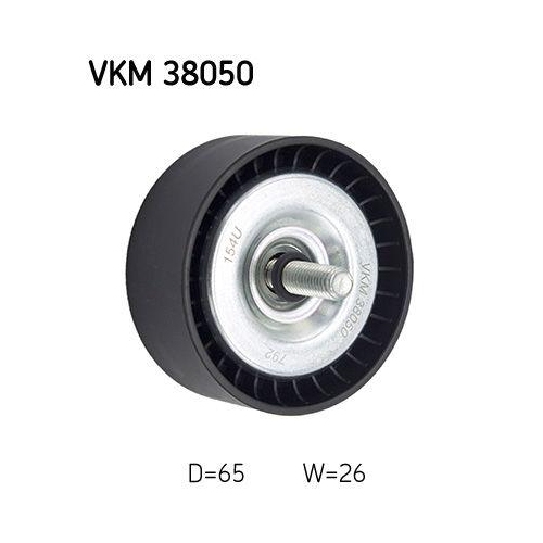 SKF Umlenk-/F&uuml;hrungsrolle, Keilrippenriemen