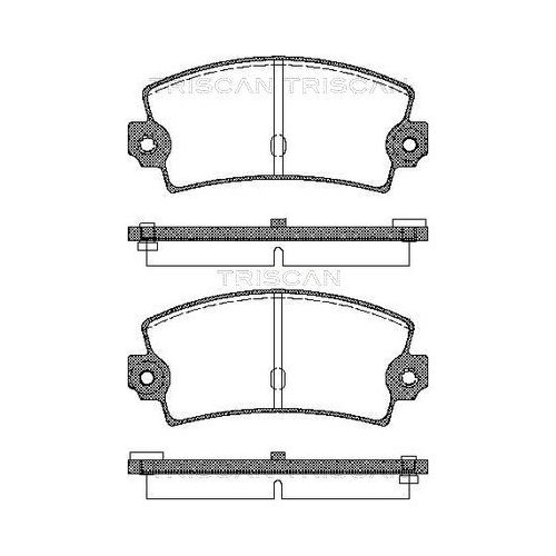 TRISCAN Bremsbelagsatz, Scheibenbremse