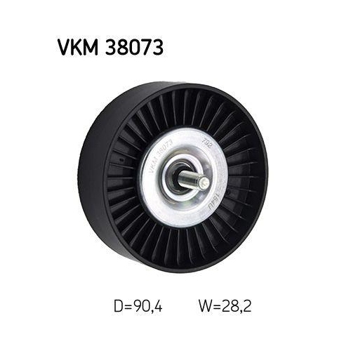 SKF Umlenk-/F&uuml;hrungsrolle, Keilrippenriemen