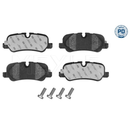 MEYLE Bremsbelagsatz, Scheibenbremse MEYLE-PD: Advanced performance and design.