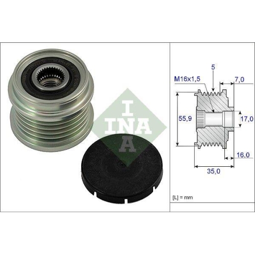 Schaeffler INA Generatorfreilauf