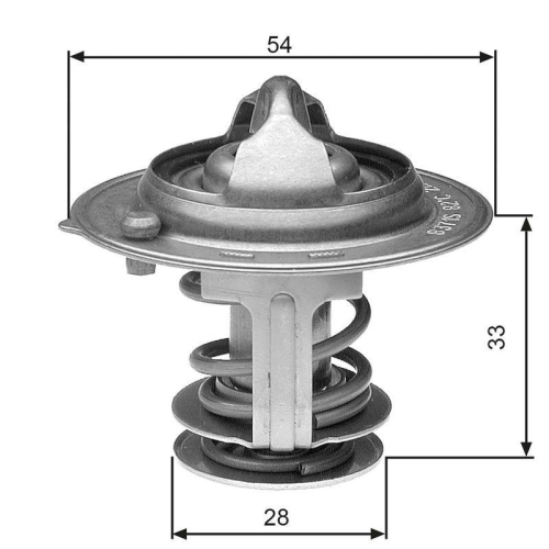 GATES Thermostat, Kühlmittel