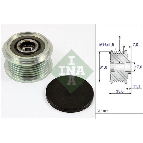 Schaeffler INA Generatorfreilauf