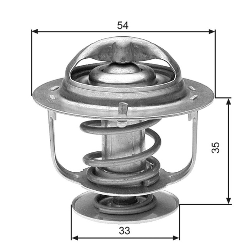 GATES Thermostat, Kühlmittel