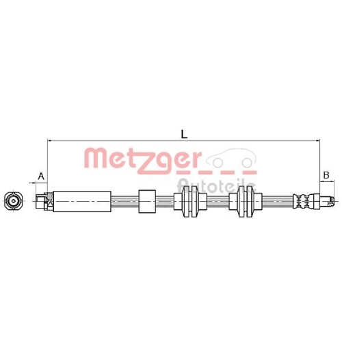 METZGER Bremsschlauch