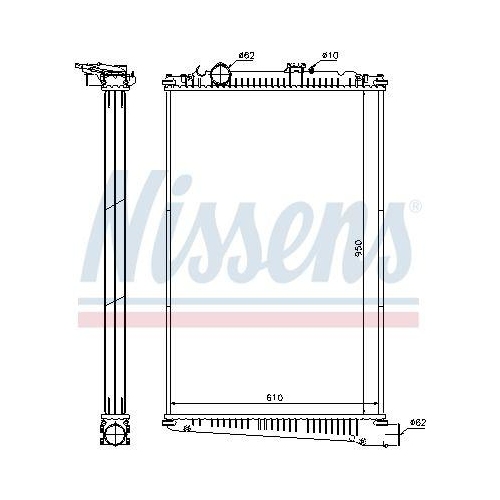 NISSENS Kühler, Motorkühlung